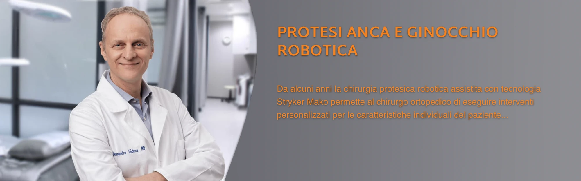 protesi robotica anca ginocchio